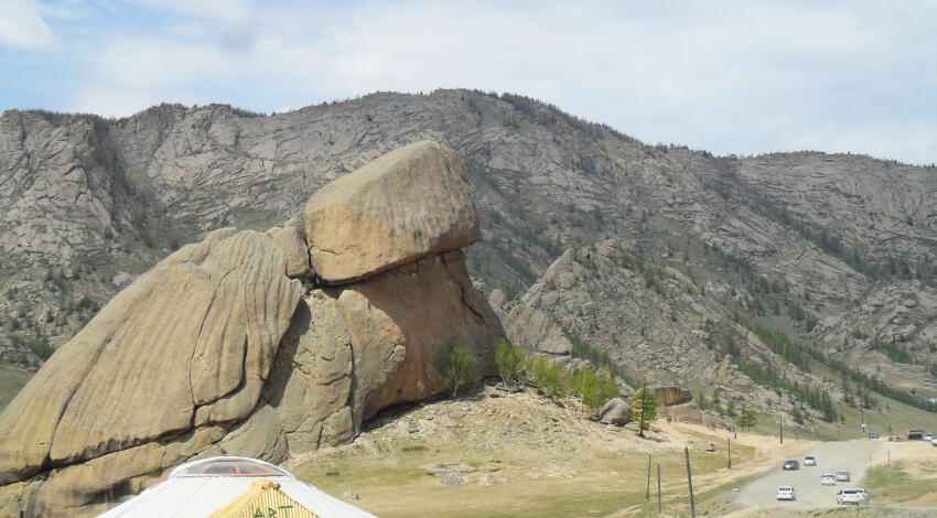 Turtle
Rock (Melkhii Khad) rock formation in Gorkhi-Terelj National Park, Mongolia.